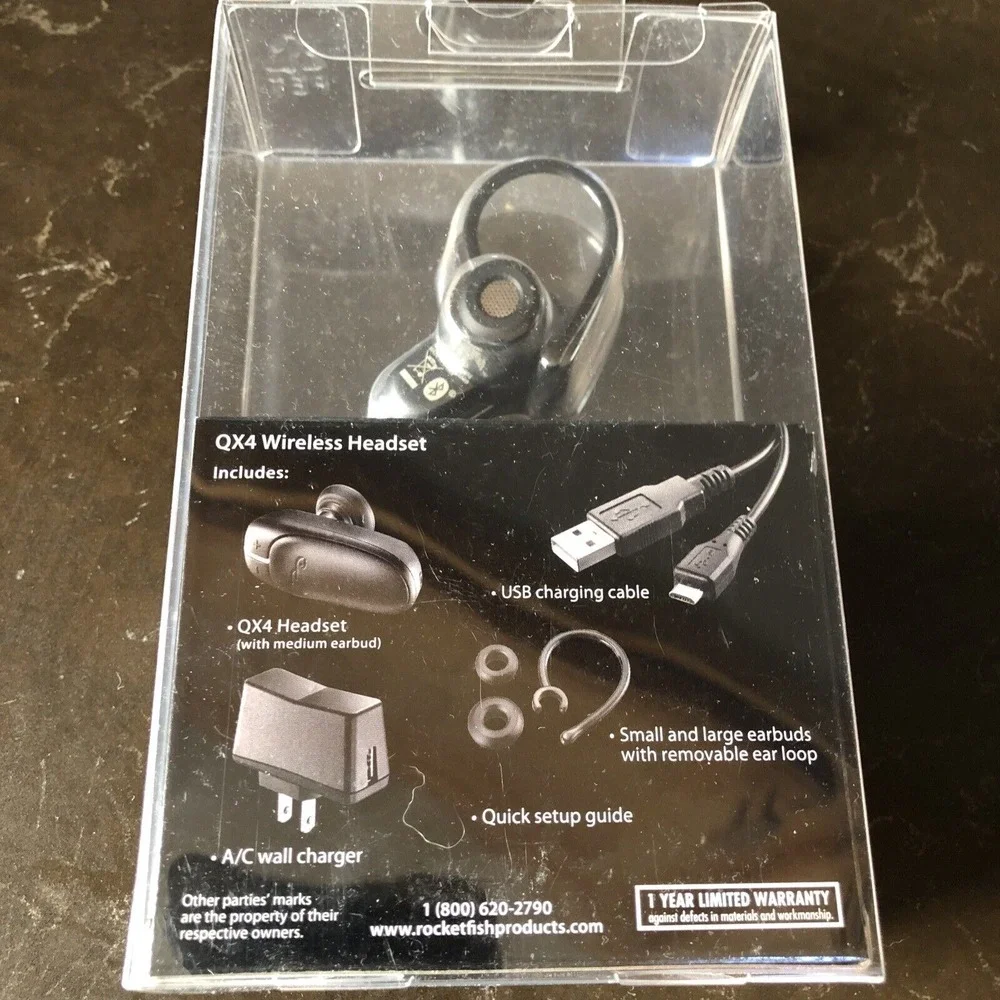New Rocketfish Wireless‎ Headset QX4